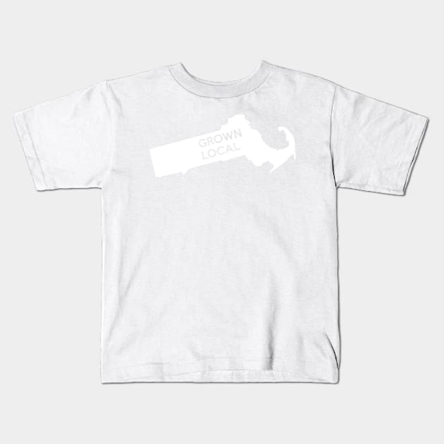 Massachusetts Grown Local MA Boston Kids T-Shirt by mindofstate